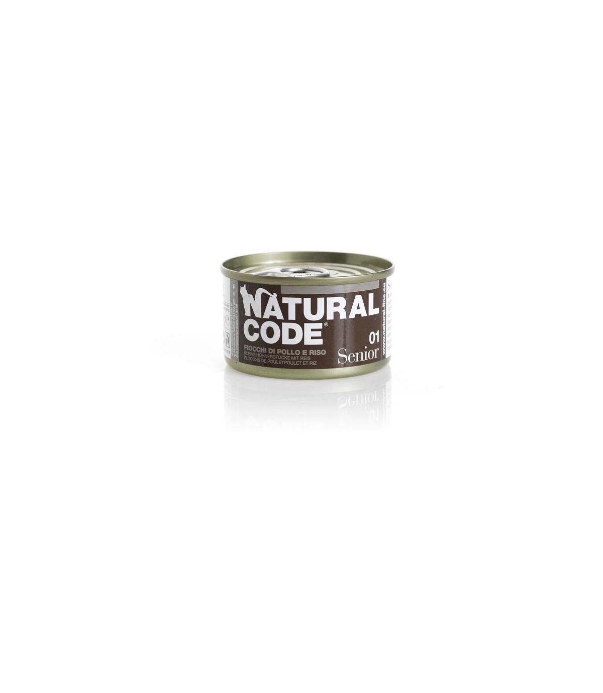 Natural Code Cat Senior 01 Chicken flakes 85g