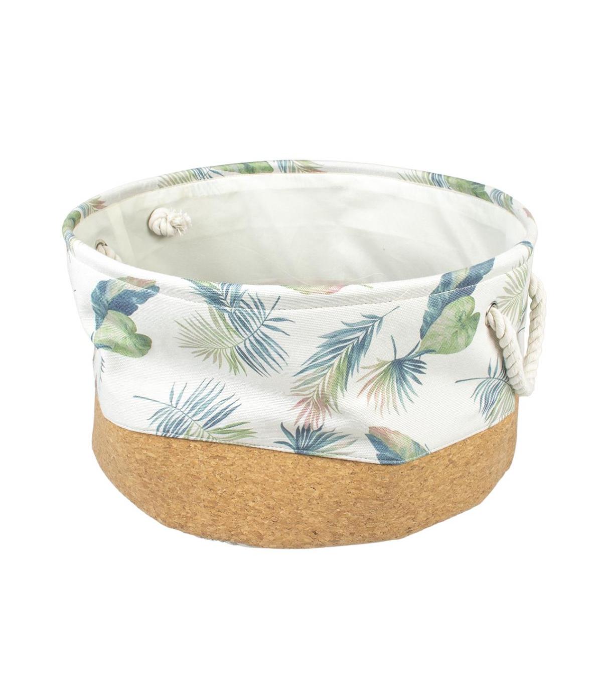 Korkowy kosz w palmy DUVO+ -  45x45x25cm