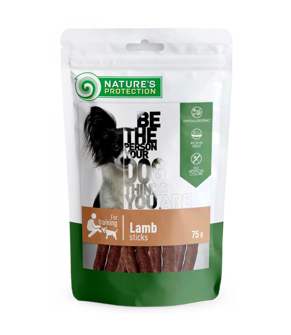 Nature's Protection Snacks Lamb Sticks 75g