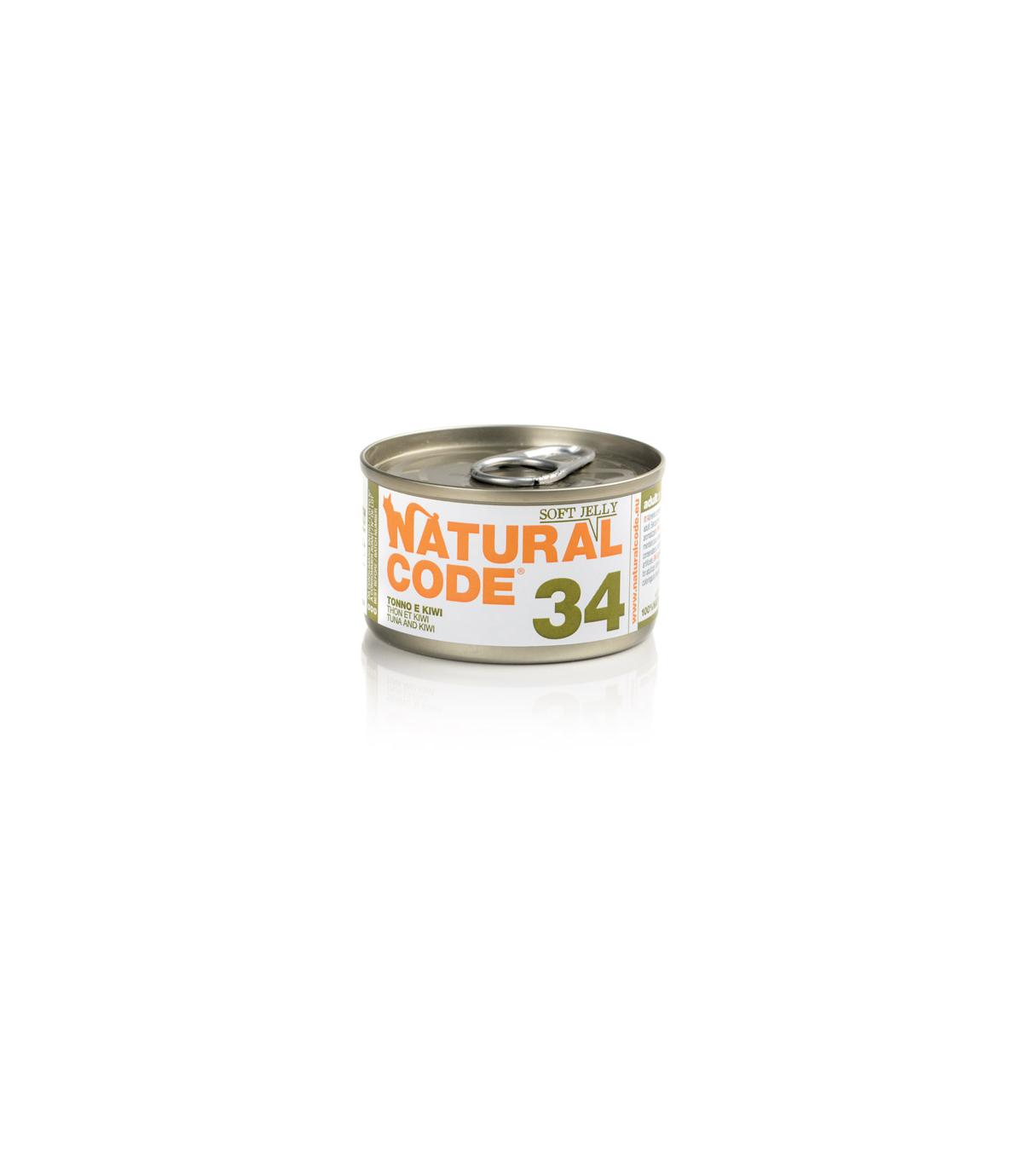 Natural Code Cat 34 Tuna, kiwi 85g