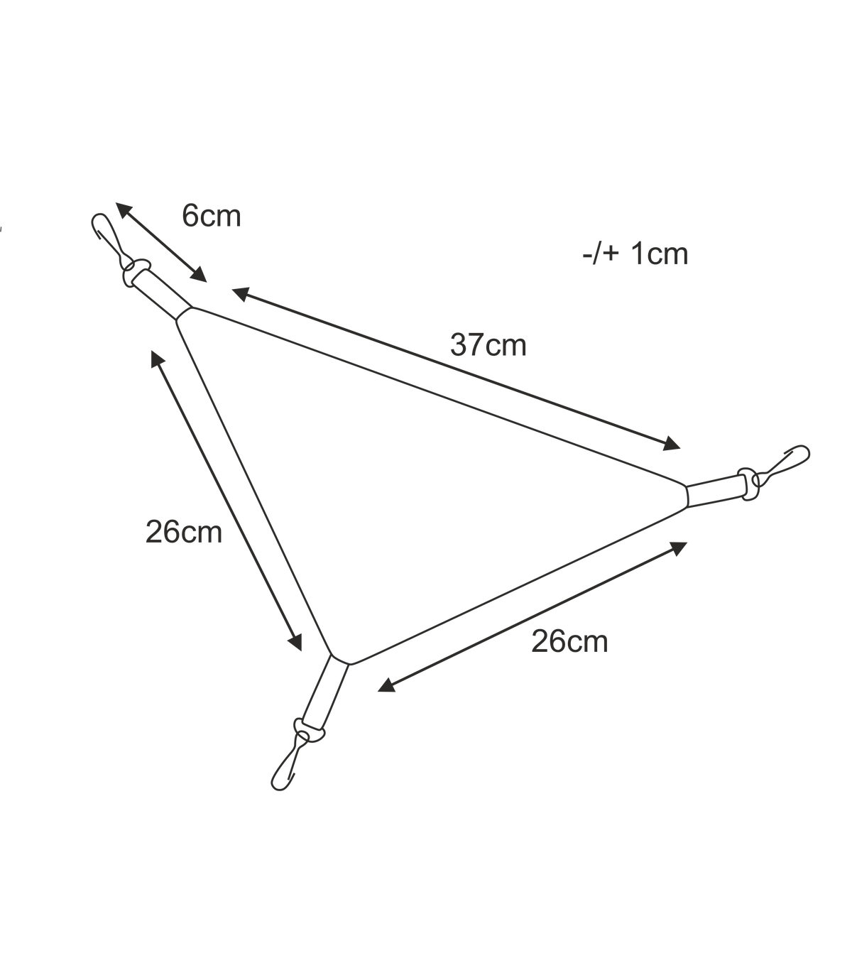 Hamak trójkątny dla gryzoni