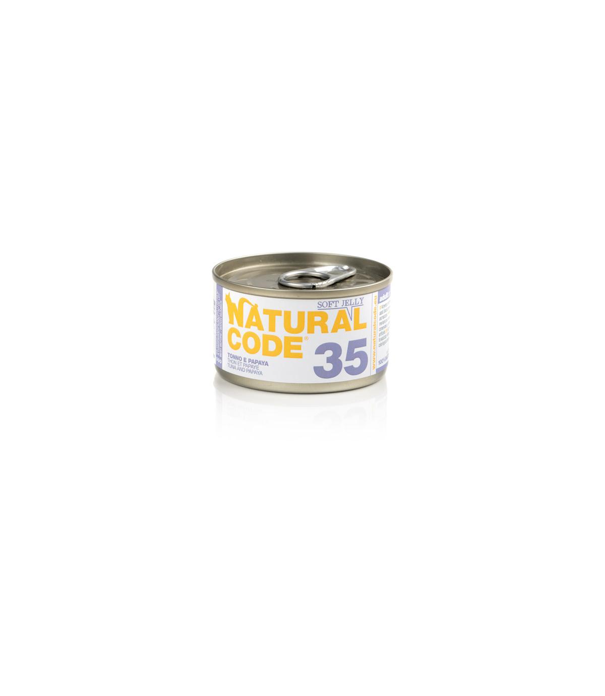 Natural Code Cat 35 Tuna and papaya 85g