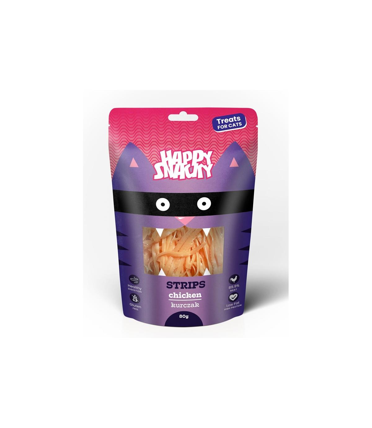 Happy Snacky Mini paski z kurczaka 80g