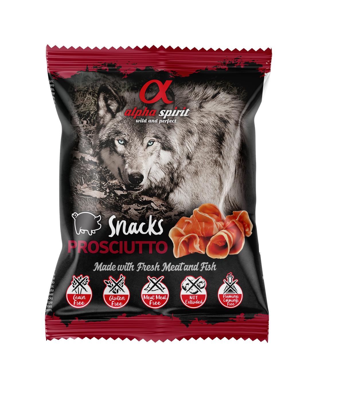 Alpha Spirit Prosciutto Snacks 50g