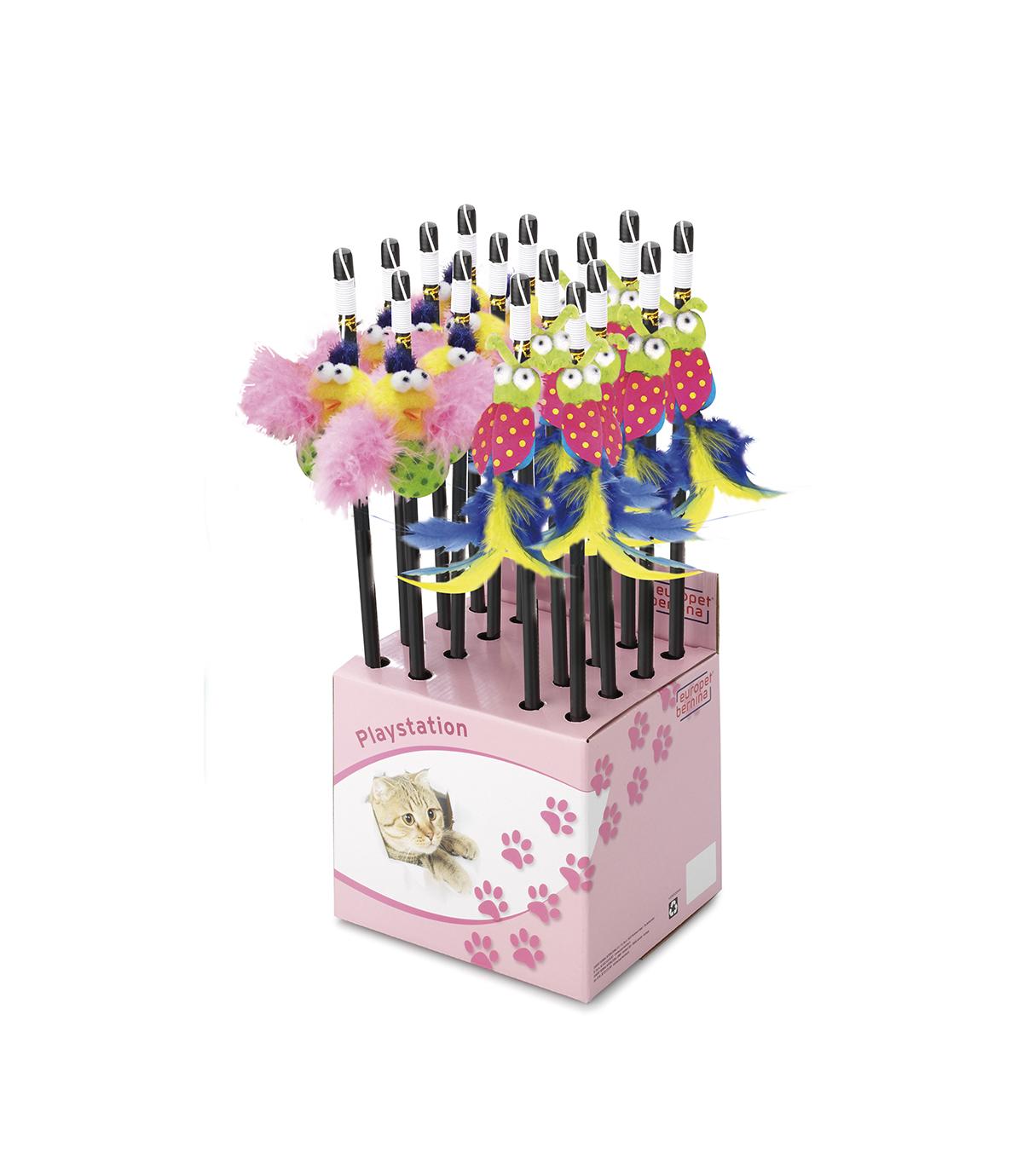 Wędka Pluszowy owad 40  cm