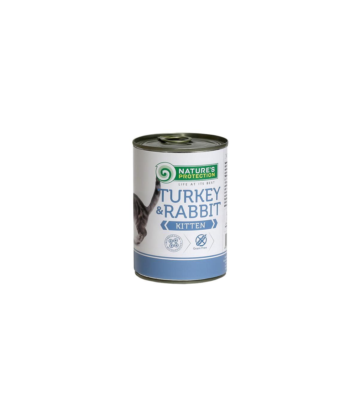 Nature's Protection Kitten Turkey & Rabbit 400g