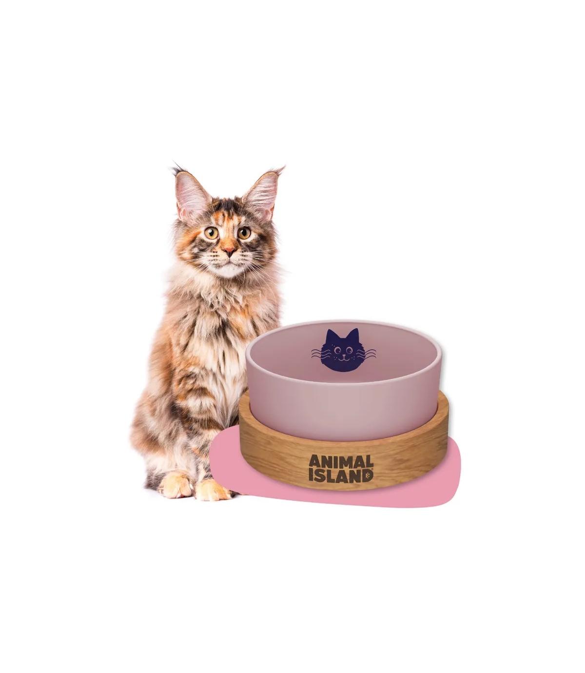 Animal Island miska dla kota 0,9ml Cashmire Pink