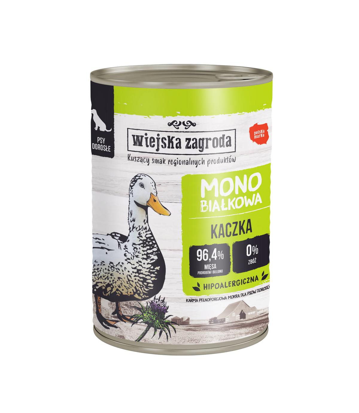 Wiejska Zagroda Mono Kaczka dla psa 400g