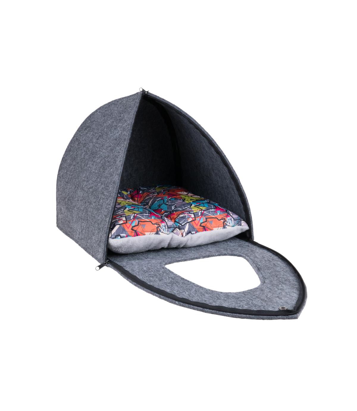 Filcowy domek dla kota 2w1 Hygge Igloo