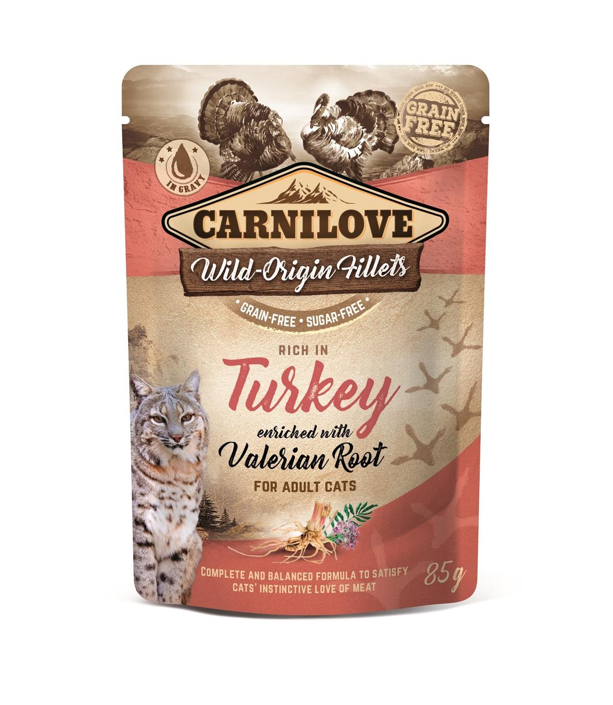 Carnilove Cat Turkey & Valerian Adult Cats 85g