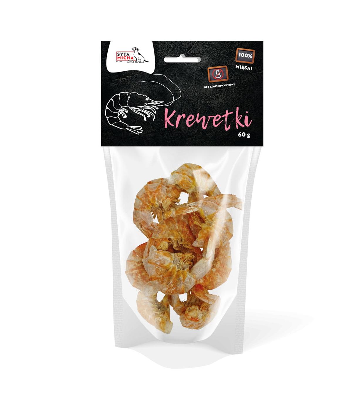 Suszone krewetki 60g