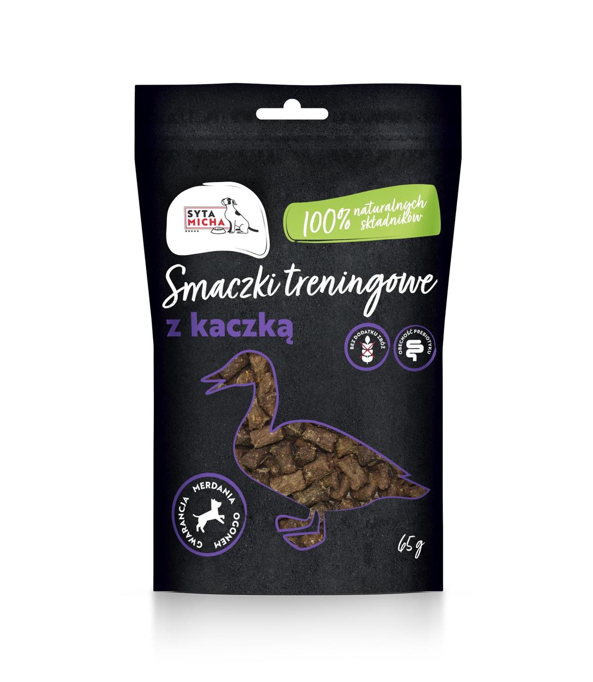 Smaczki treningowe z kaczką 65g