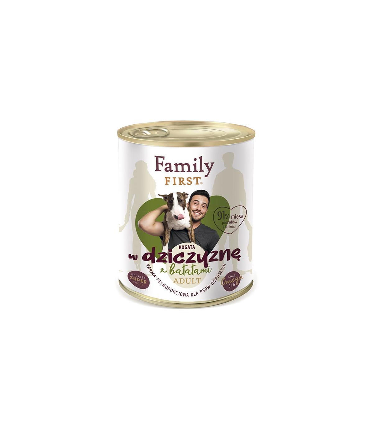 Family First Bogata w dziczyznę 800g