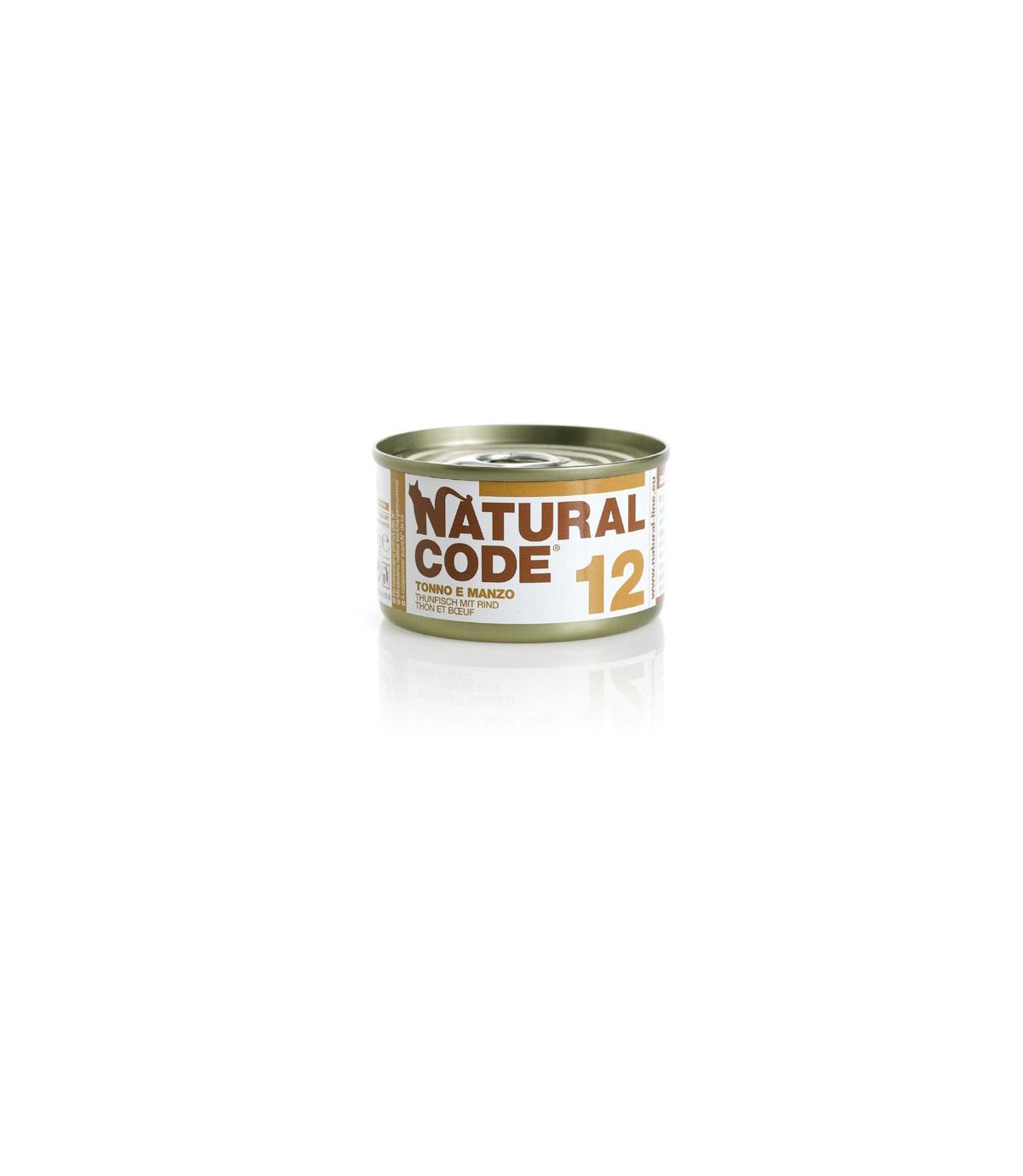 Natural Code Cat 12 Tuna and beef 85g