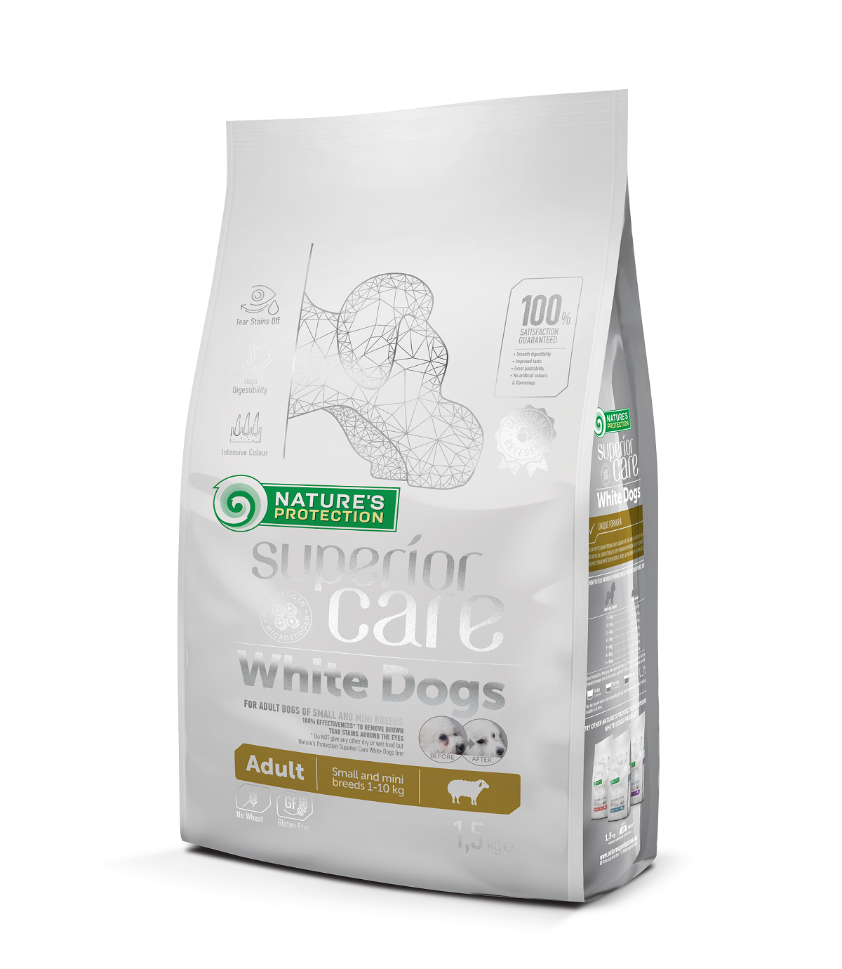 Nature's Protection Superior Care White Small & Mini Adult  1,5kg