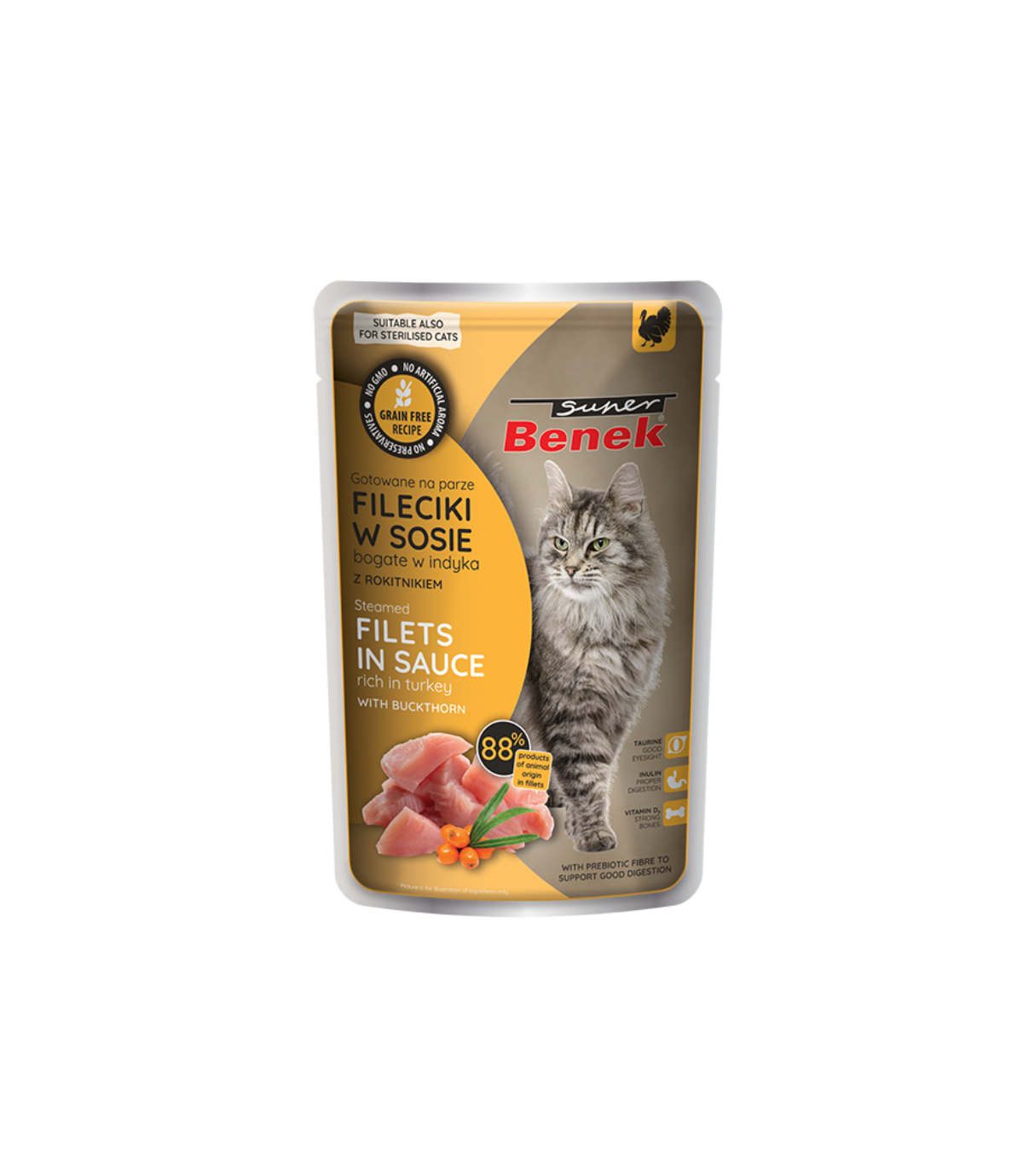 Super Benek Bezzbożowe fileciki w sosie 85g