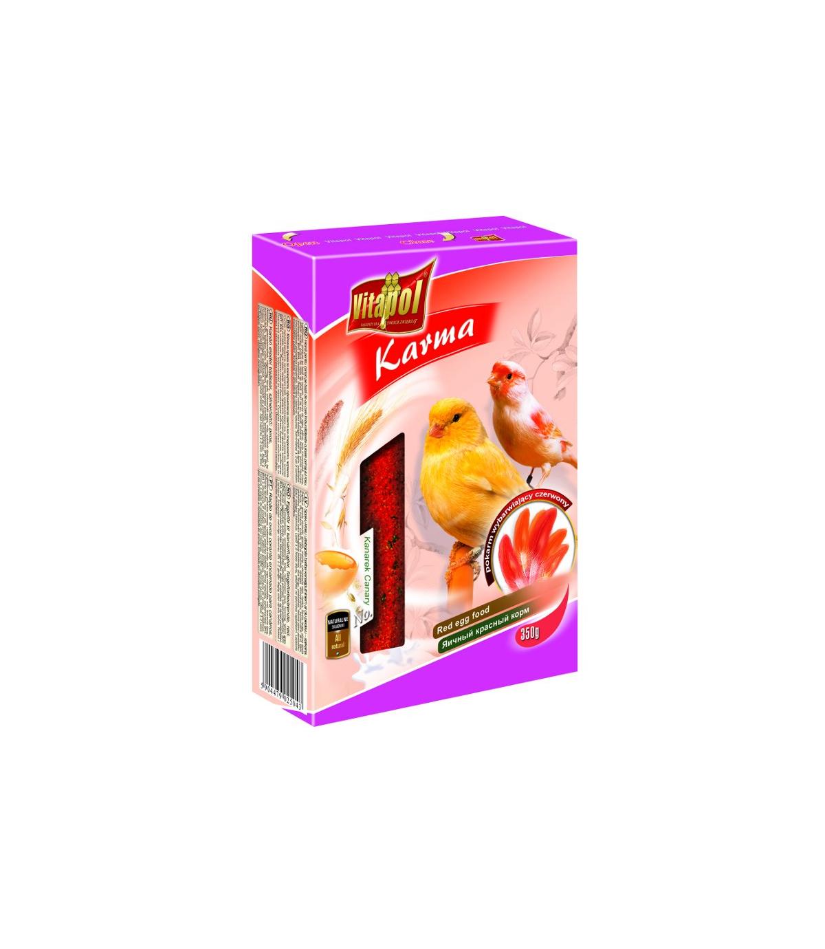Karma dla kanarka wybarwiająca czerwona - 350g
