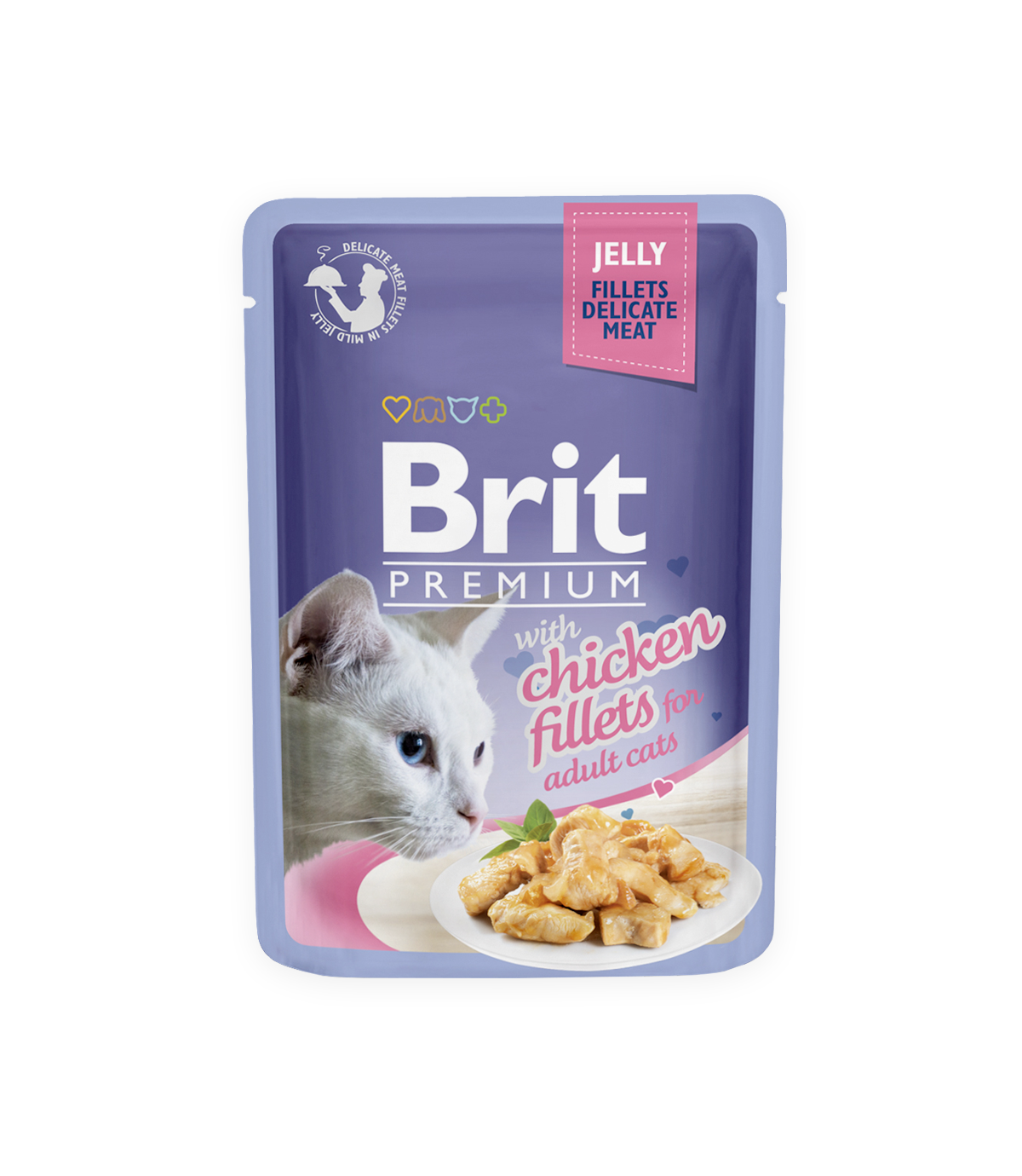 Brit Premium Cat Adult Chicken Fillets w galaretce 85g