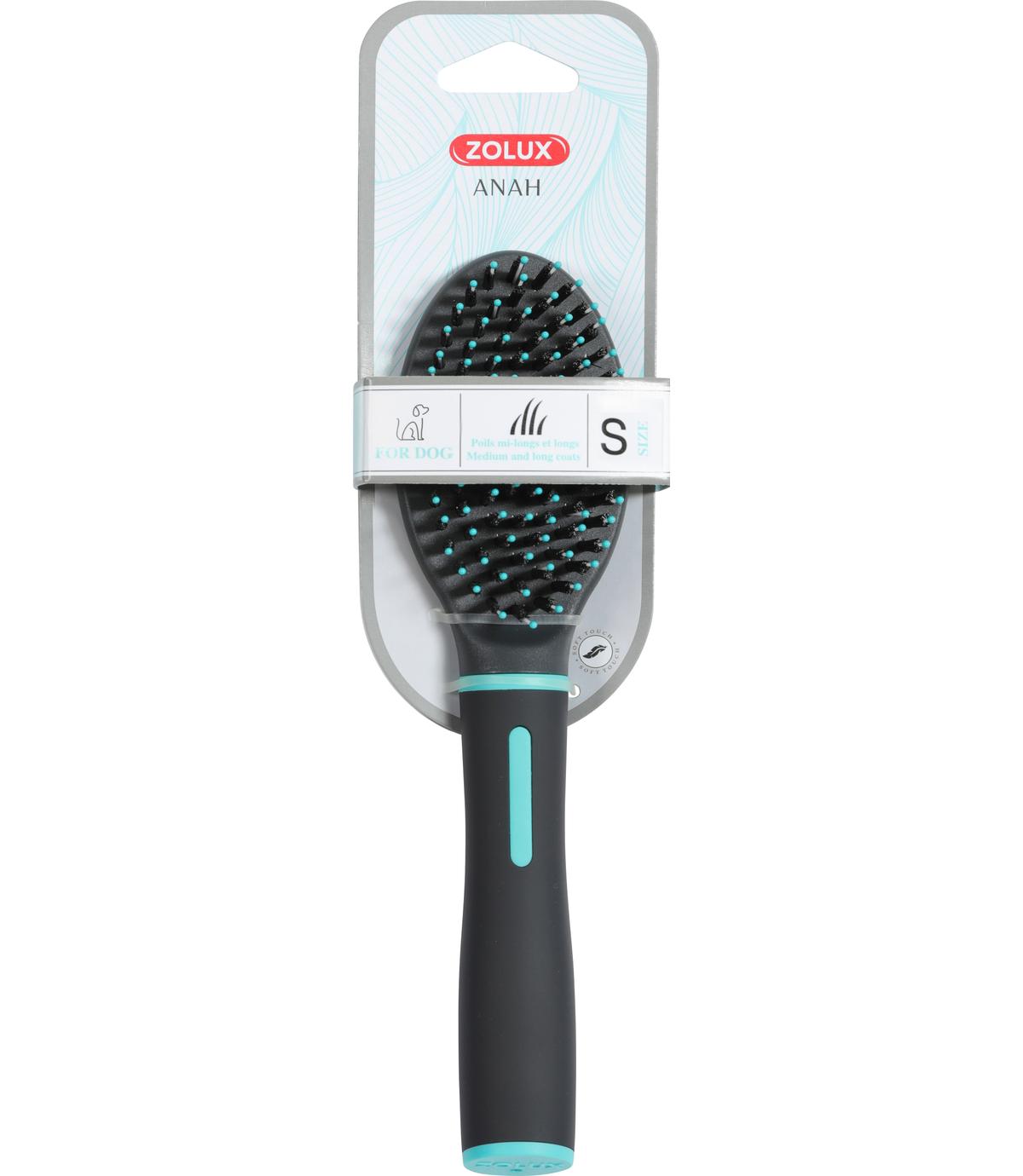 Szczotka z podwójnym włosiem mała Anah