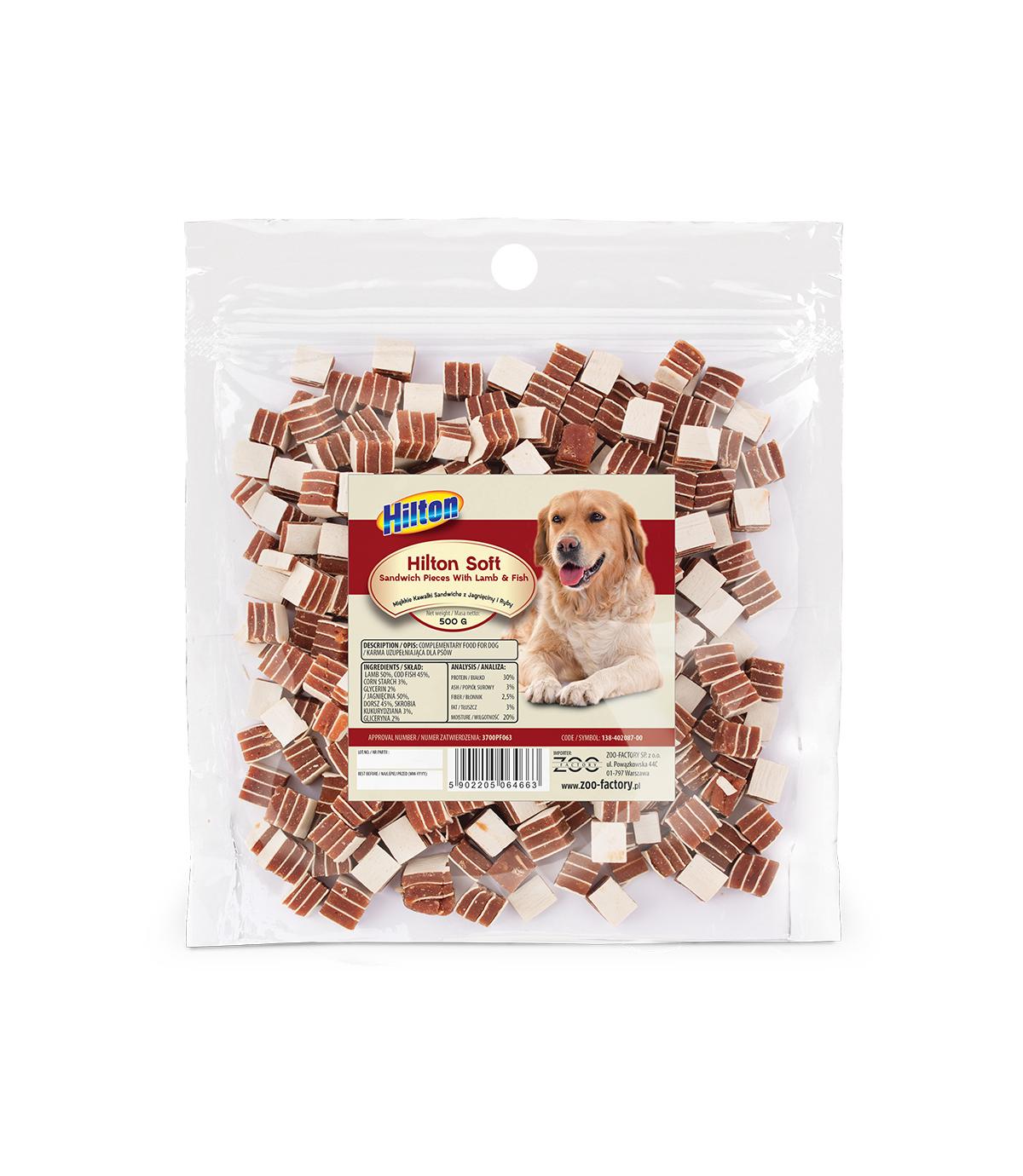 Sandwich z jagnięciną i rybą 500g