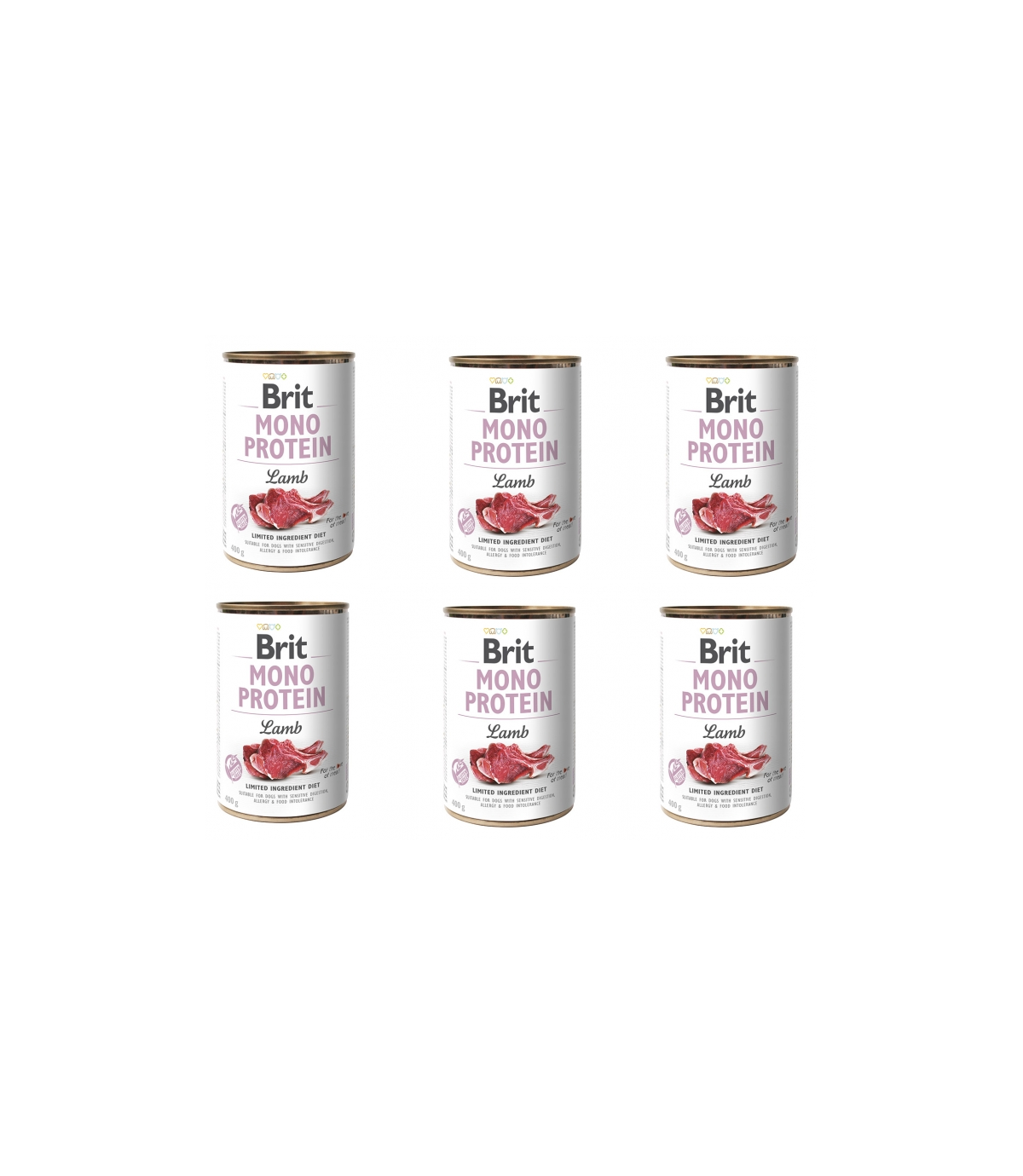 Brit Mono Protein Lamb 6x400g
