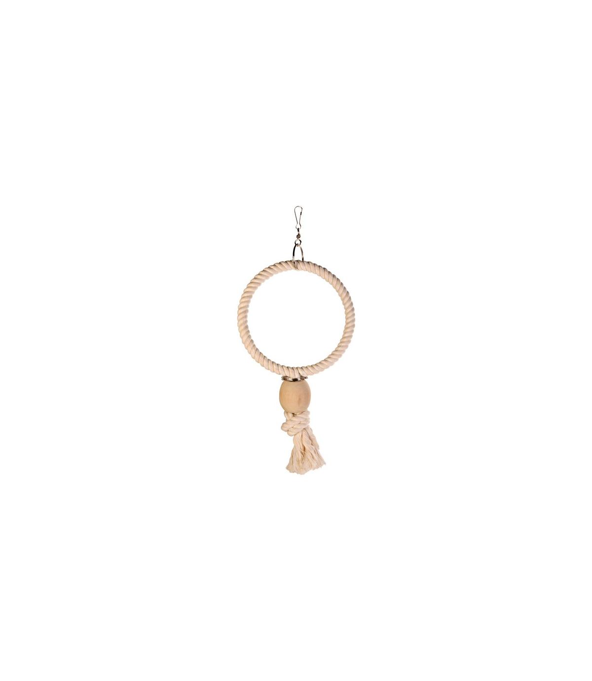 Bawełniany ring z kulką - 19cm