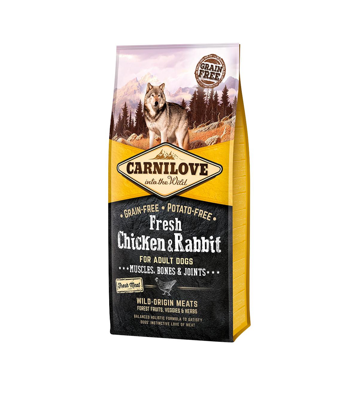 Carnilove Fresh Chicken & Rabbit for Adult 12kg
