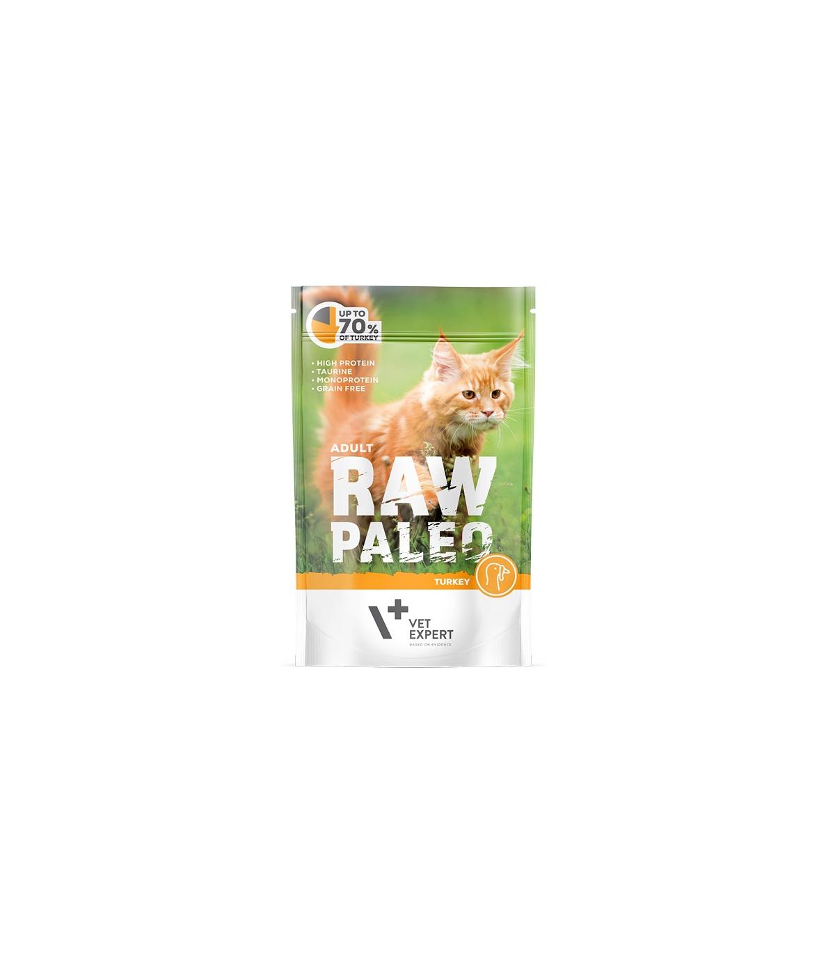 Raw Paleo Cat Adult Turkey 100g