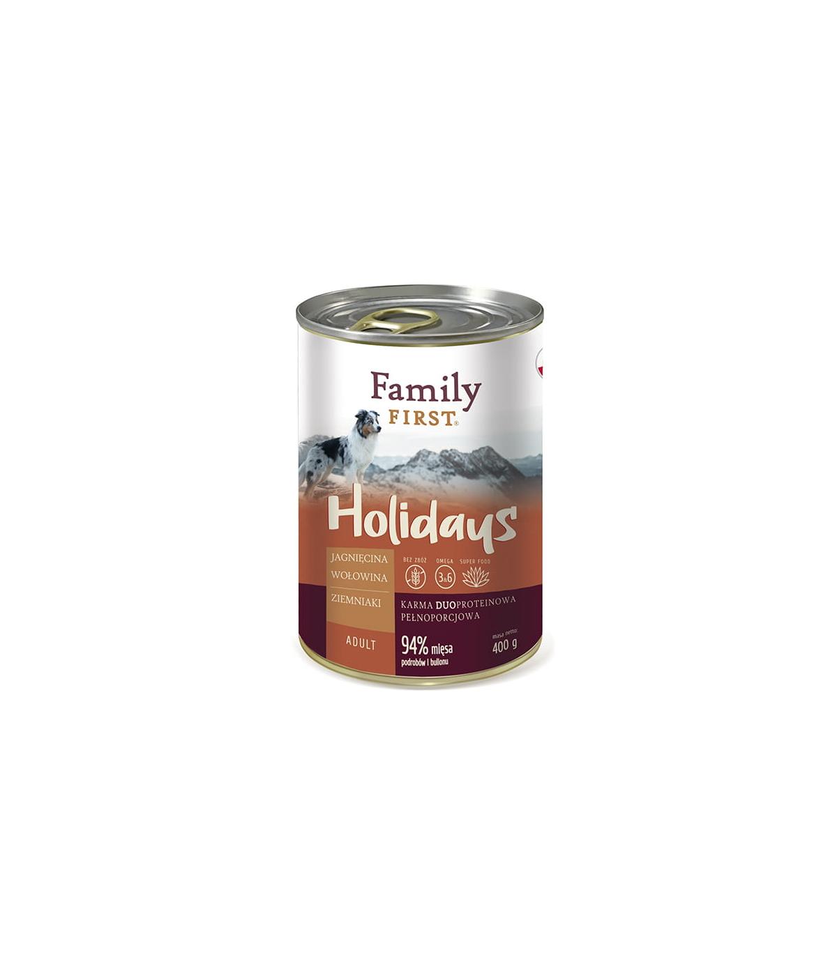Family First Holidays Jagnięcina i wołowina 400g