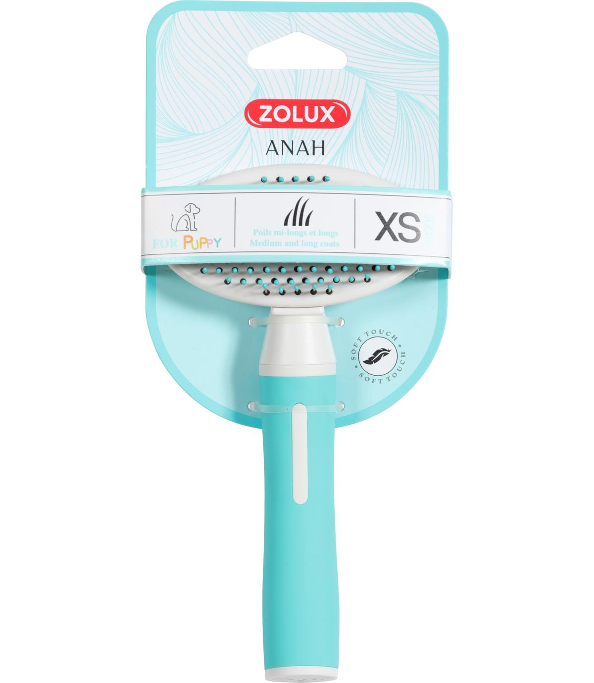 Miękka szczotka z wysuwanymi igłami dla szczeniąt Anah