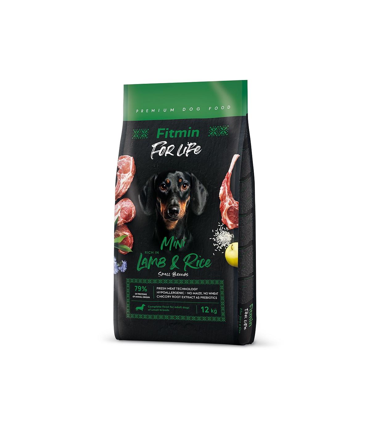 Fitmin For Life Lamb & Rice Mini 12kg