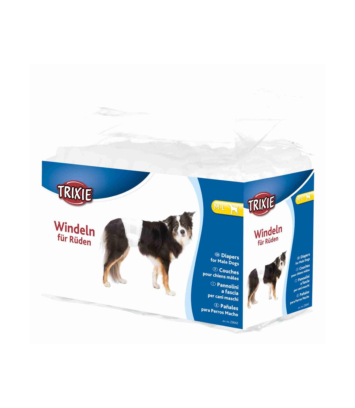 Pieluchy dla samców psów - M–L