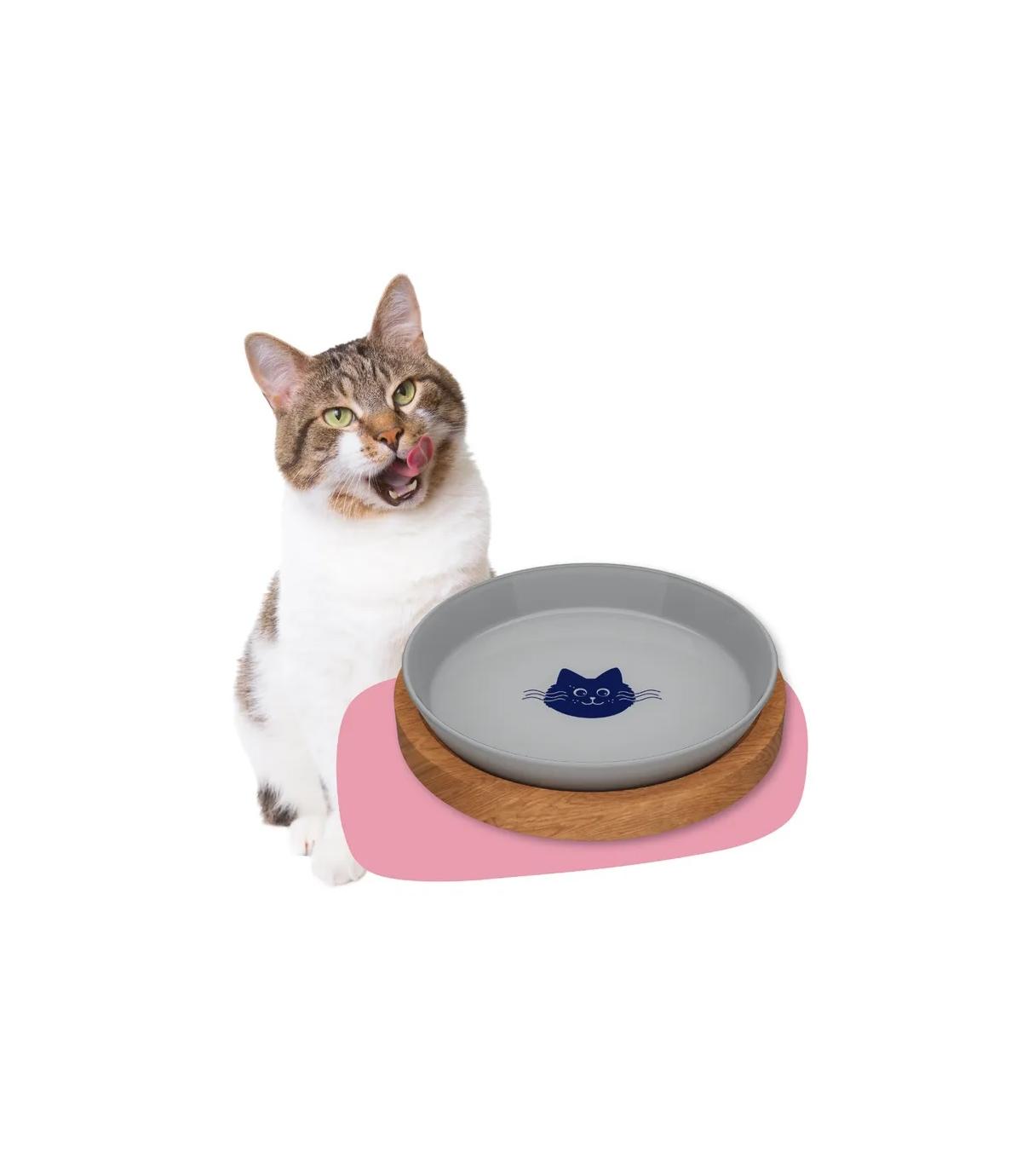 Animal Island talerzyk dla kota 18cm Cool Gray