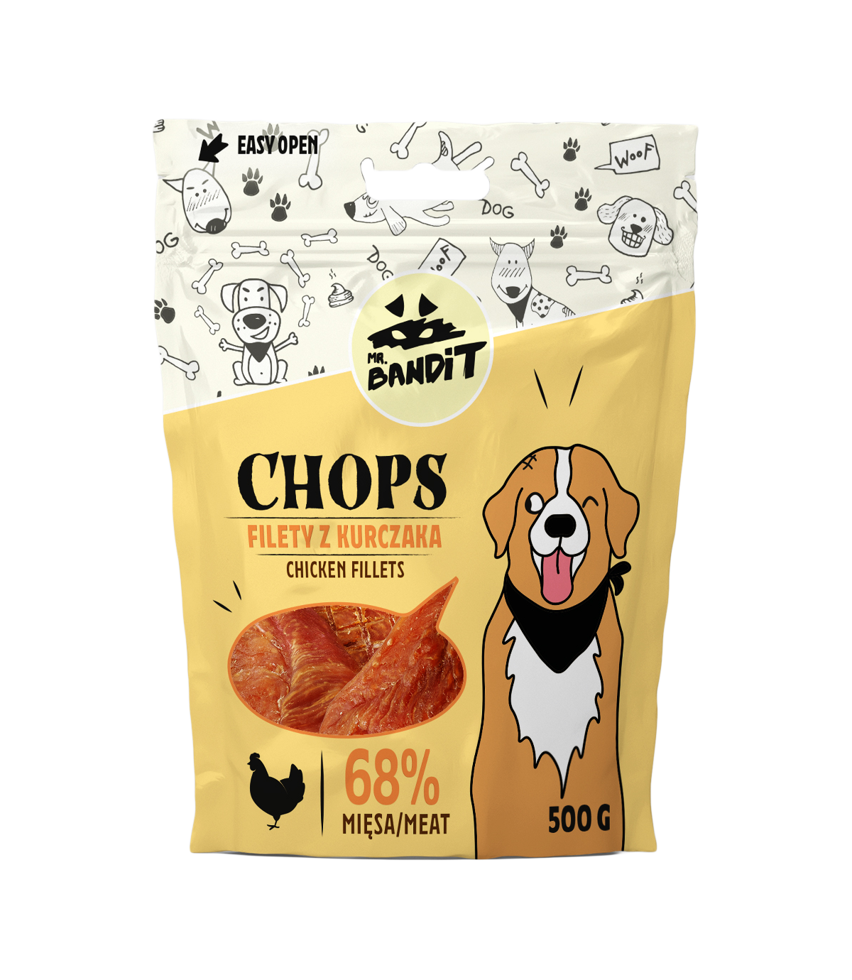 Mr. Bandit Chops Filety z kurczaka 500g
