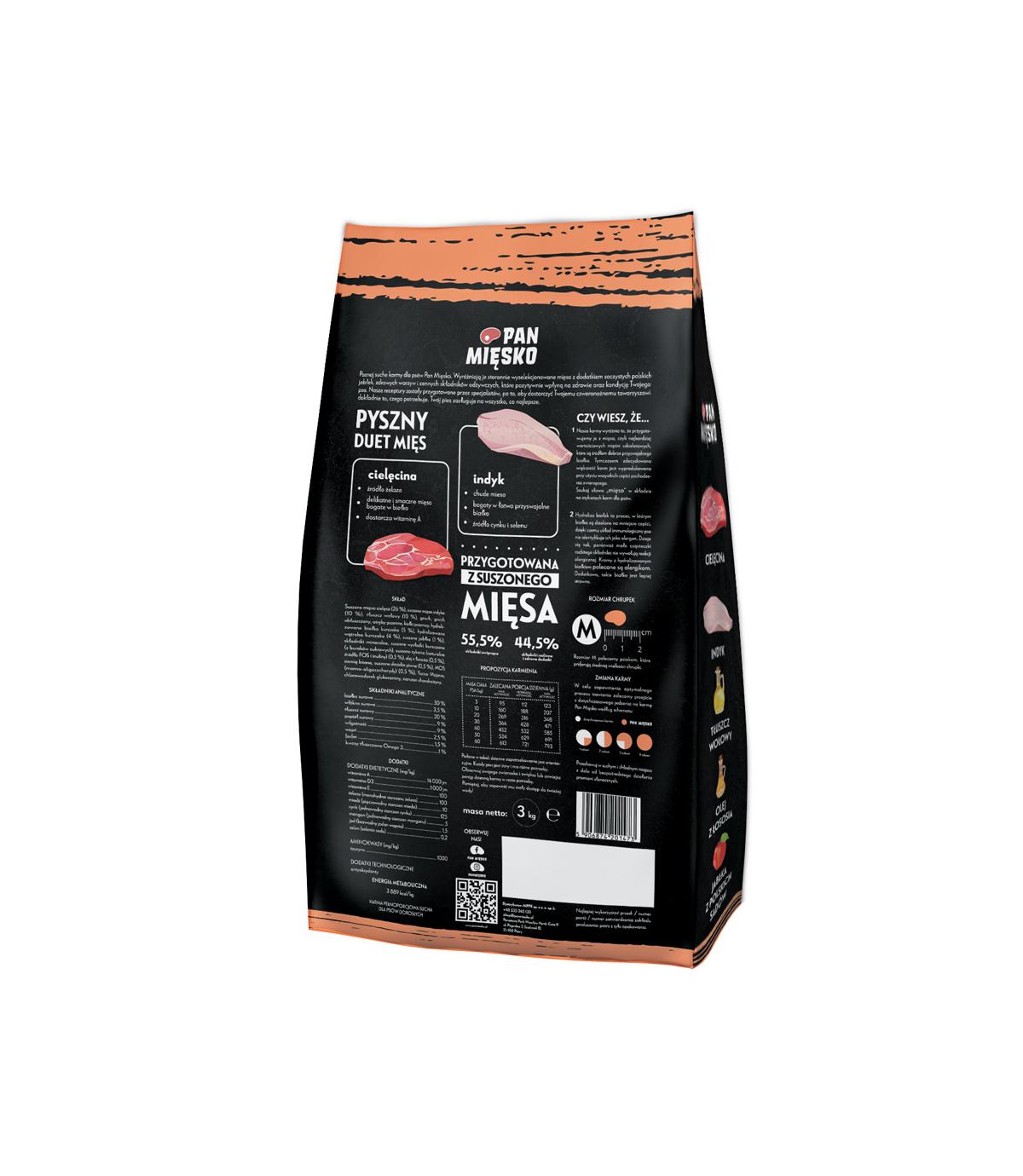 Pan Mięsko Cielęcina z indykiem 3kg