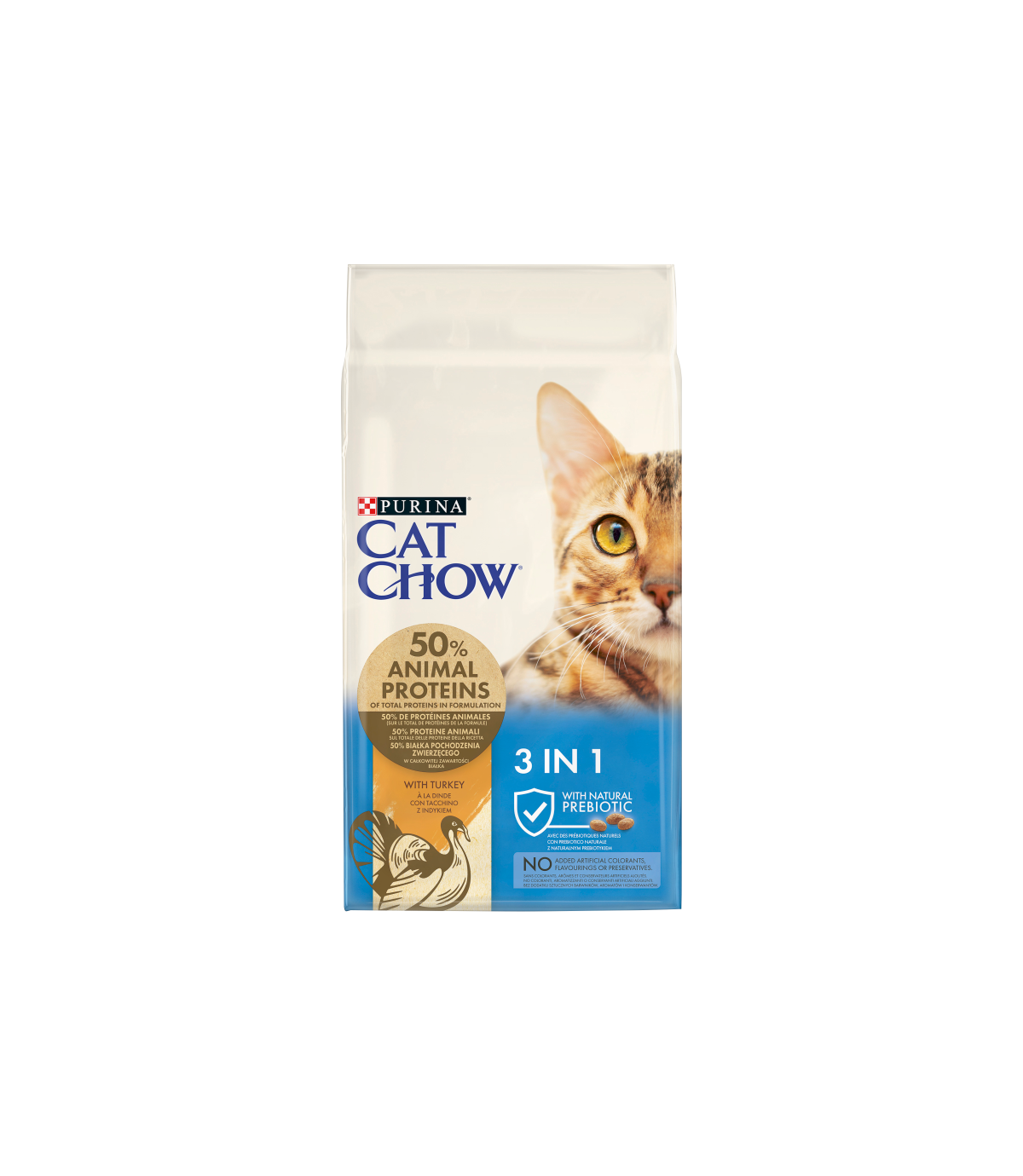 Purina Cat Chow 3w1 - 15kg (12+3kg)