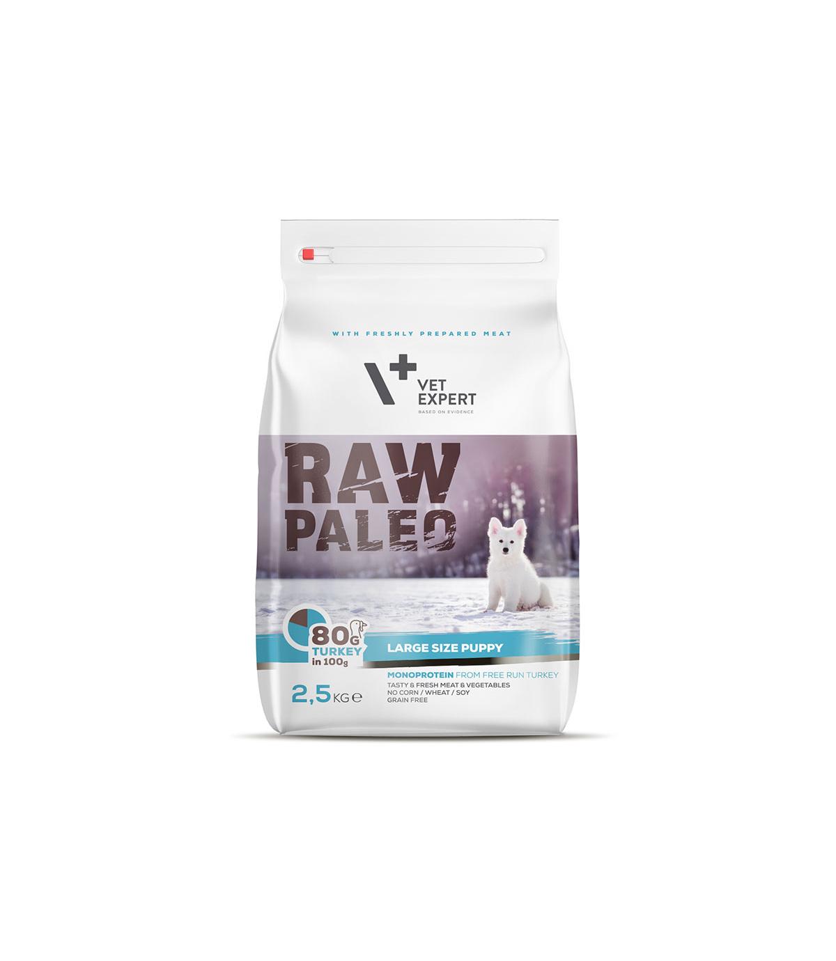 Raw Paleo Puppy Large Turkey 2,5kg