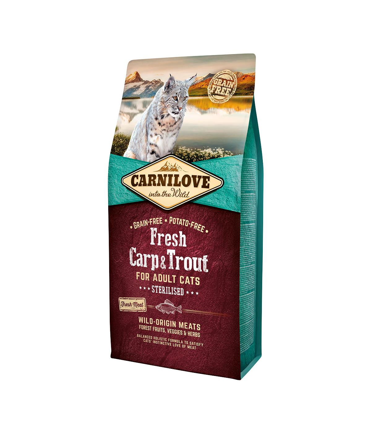 Carnilove Fresh Carp & Trout Sterilised for Adult 6kg