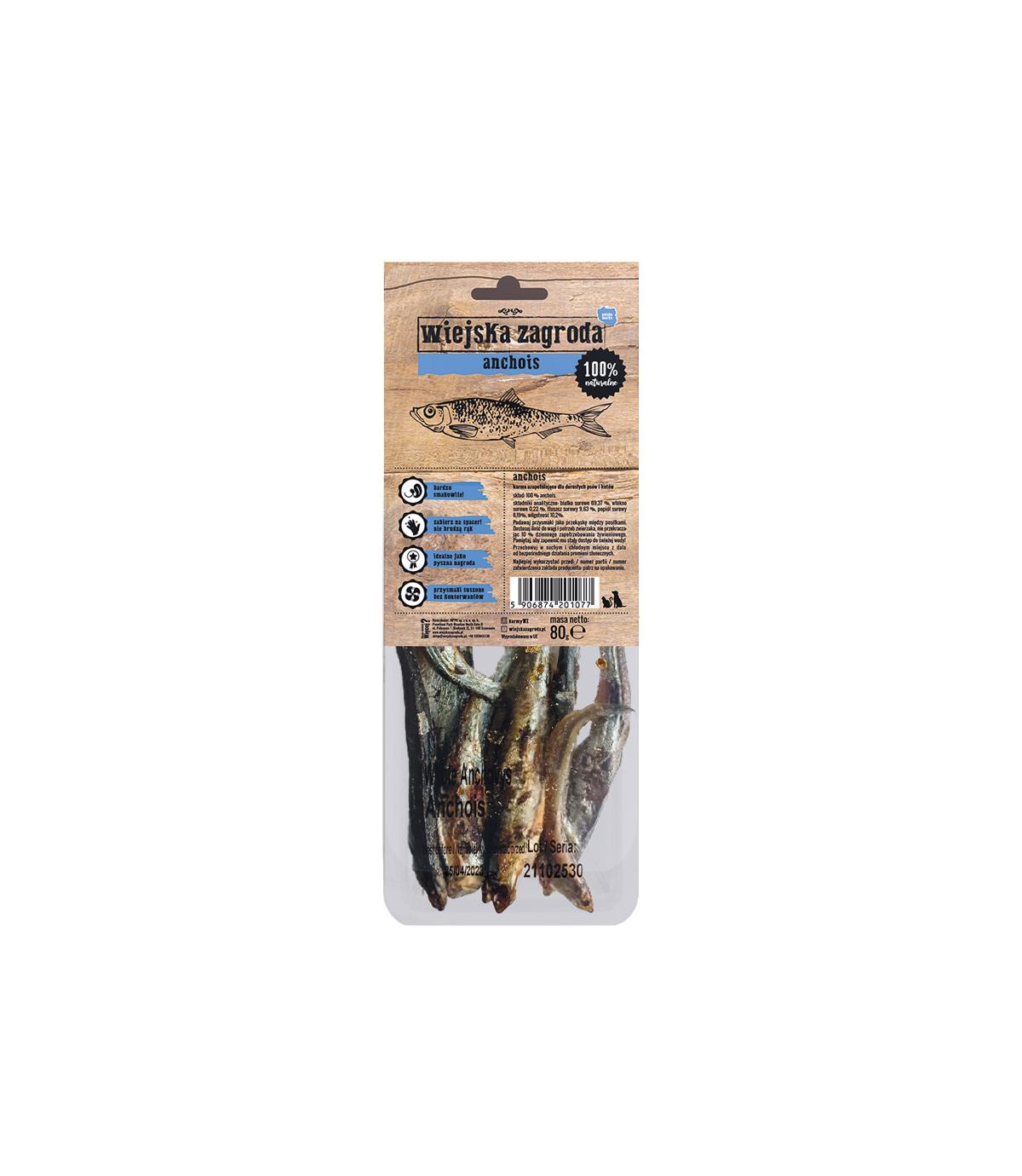 Wiejska Zagroda Anchois 80g