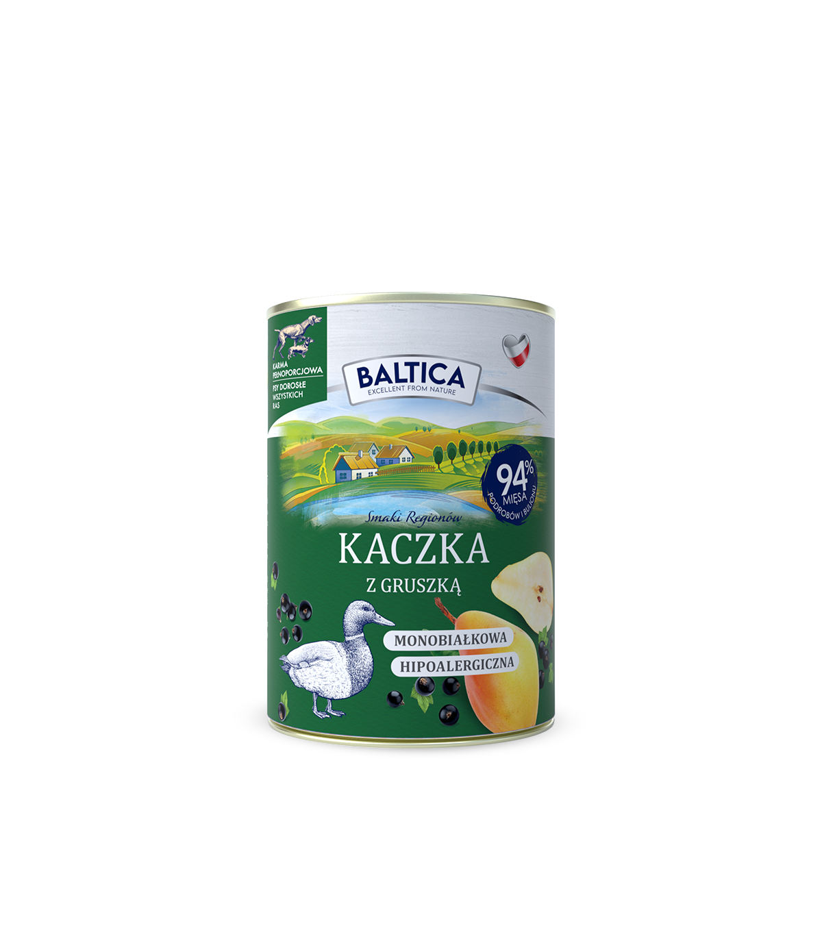 Baltica Kaczka z gruszką 400g