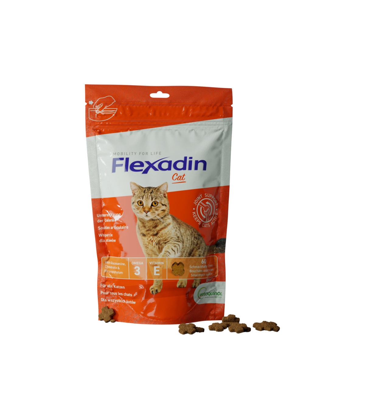 Flexadin Cat 60 kęsów