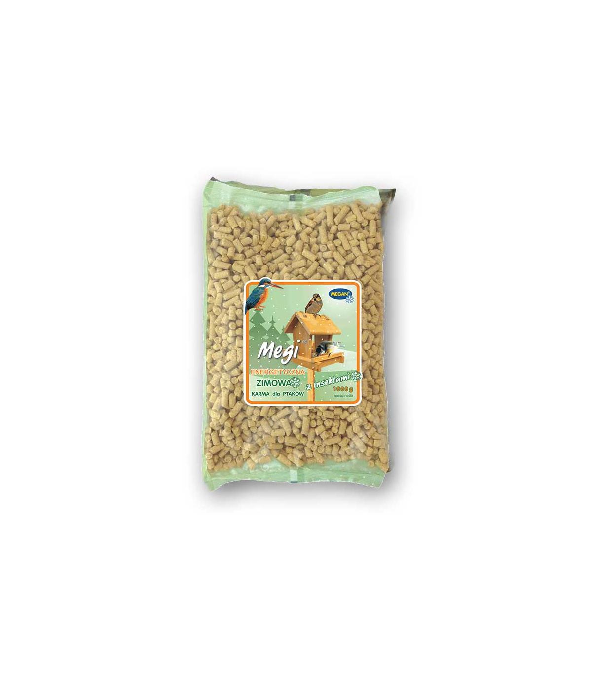 Megi karma zimowa dla ptaków z insektami - 1kg