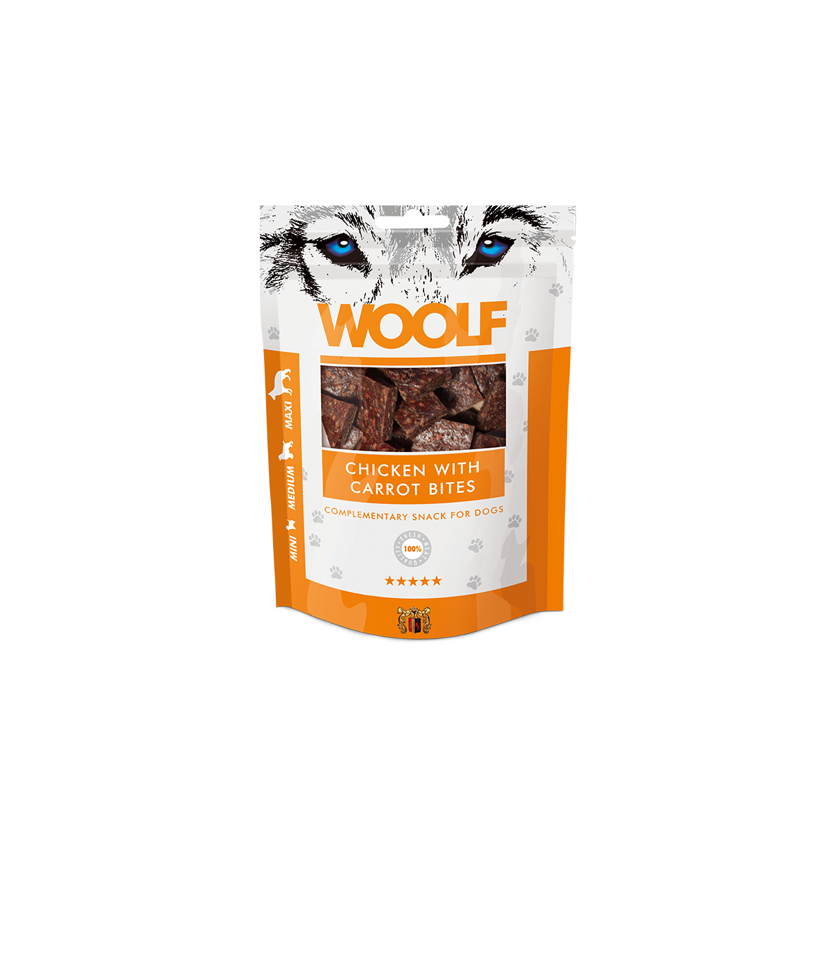 Woolf Chicken with Carrot Bites 100g