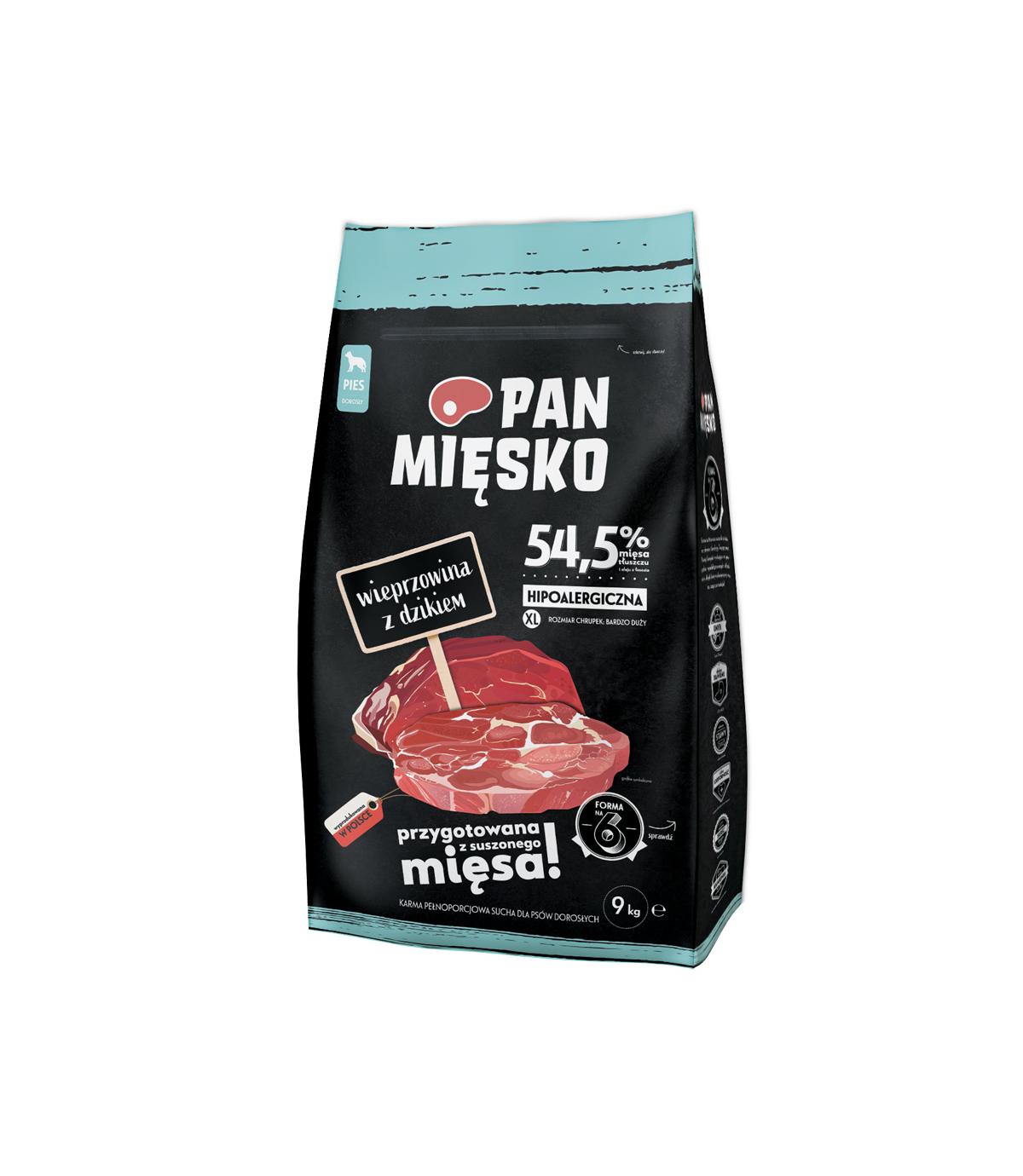 Pan Mięsko Wieprzowina z dzikiem 9kg