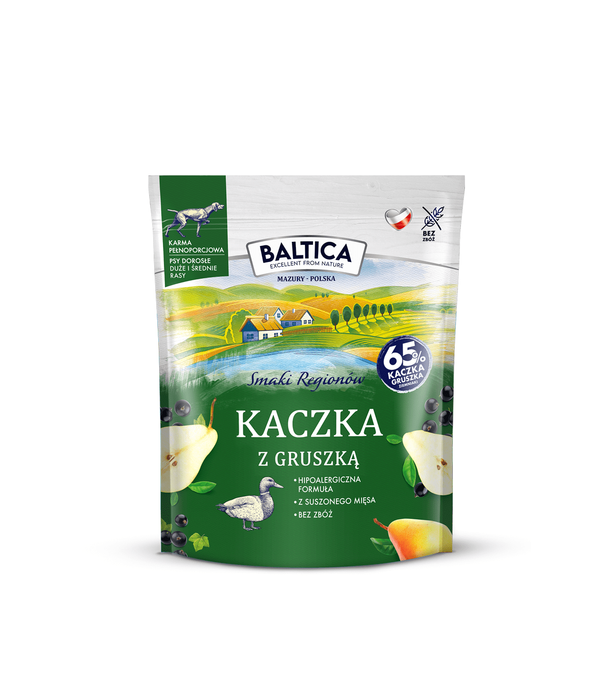 Baltica Smaki Regionów Kaczka z gruszką M/L 1kg