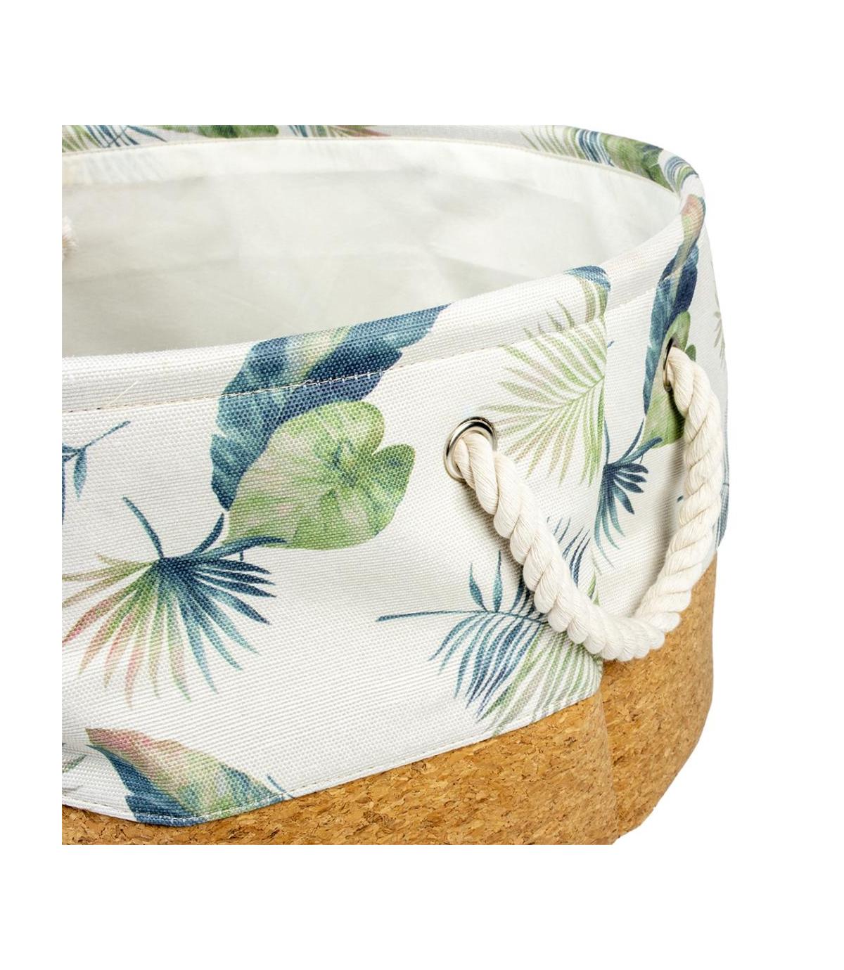 Korkowy kosz w palmy DUVO+ -  45x45x25cm