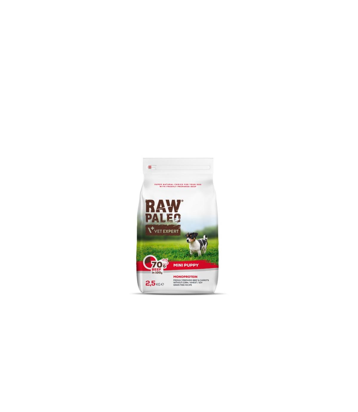 Raw Paleo Puppy Mini Beef 2,5kg