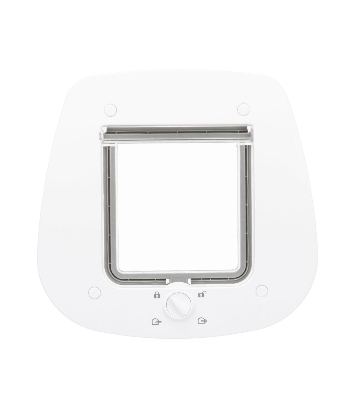 Dwustronne drzwiczki wahadłowe 4-Way do szklanych drzwi 27×26cm