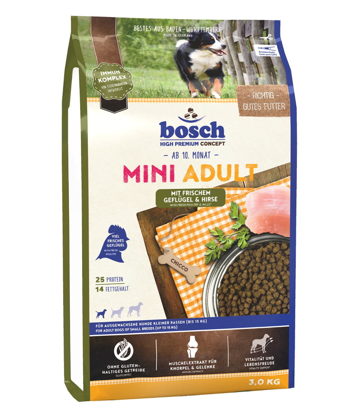 Bosch Mini Adult Poultry & Millet - 1kg