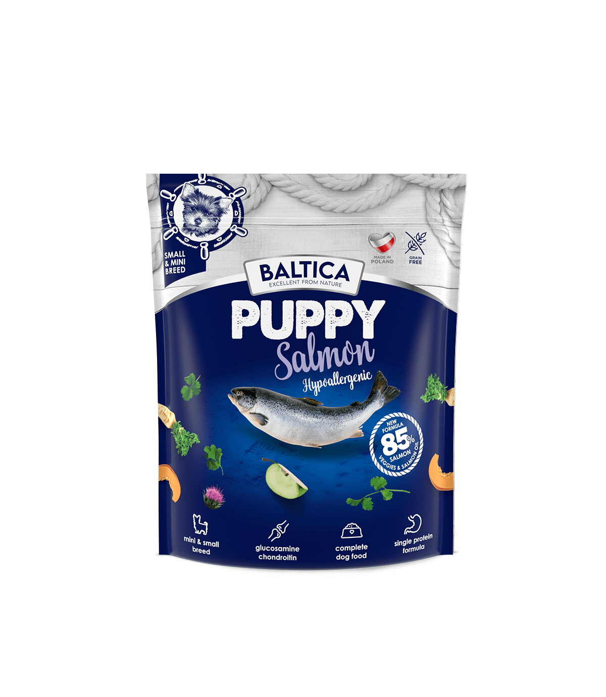 Baltica Puppy Salmon Hypoallergenic S 1kg